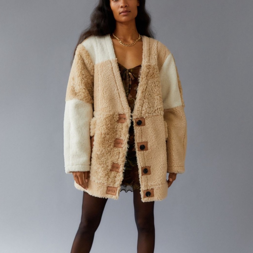 Bdg Alta Mixed Texture Cardigan Jacket - image 1